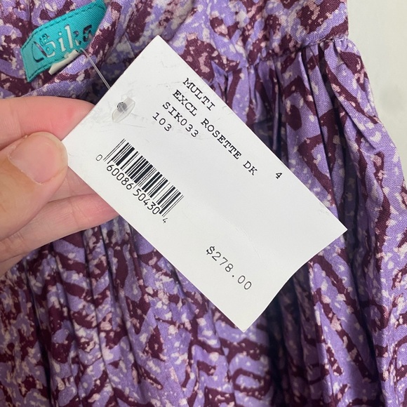 Sika Purple Patterned Midi Skirt - Picture 4 of 5